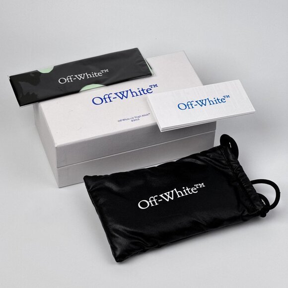 Off-White MILANO Sunglasses – White Square Frame Grey Lenses |Model OERI097 0107